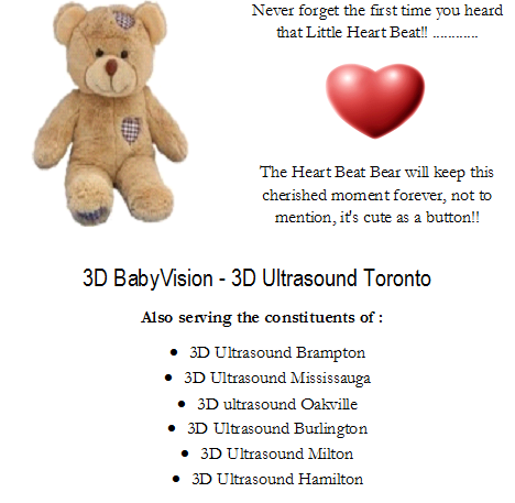Our Plush bear with heartbeat module inside!